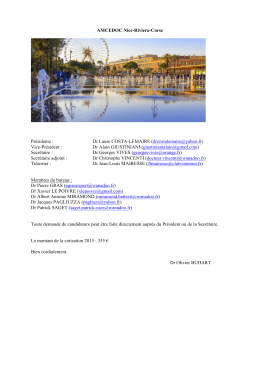 AMCEDOC Nice Riviera Corse