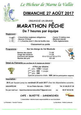 27 Aout 2017 Marathon Equipe à Torcy ici