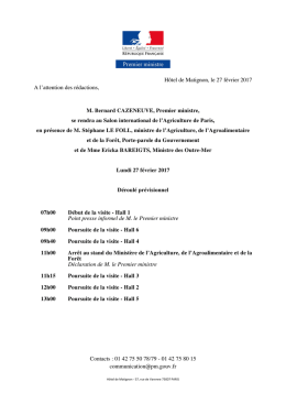 27.02.2017 note aux r&eacute;dactions de M. Bernard
