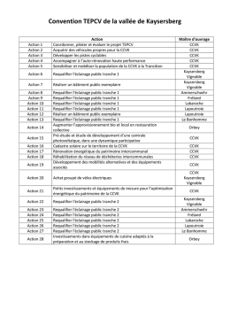 28 projets de transition &eacute;nerg&eacute;tique sur le territoire