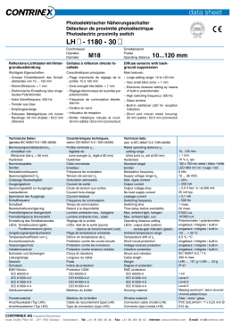 data sheet LH - 1180