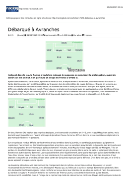 D&eacute;barqu&eacute; &agrave; Avranches