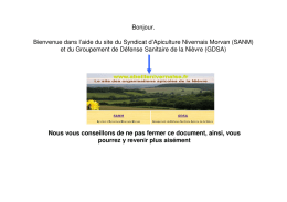 Bonjour. Bienvenue dans l`aide du site du Syndicat d`Apiculture