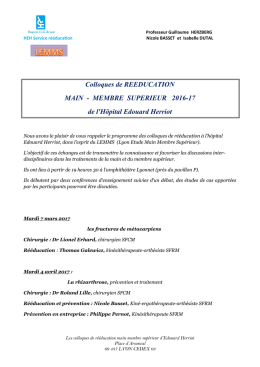 Voir les dates et le programme