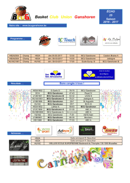 Format pdf - Basket Club Union Ganshoren