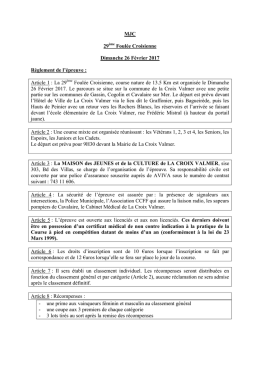 Reglement - Maison des jeunes et de la Culture de La Croix Valmer