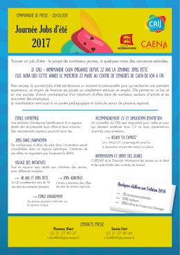 Journée Jobs d`été