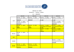 Semestre 6 : Gestion