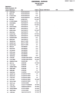 La liste des 45 derniers engagés S3-J est ici