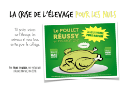 La crise de l`élevage