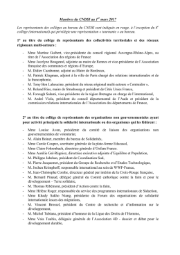 Liste des membres du CNDSI - (PDF, 16.8 ko)