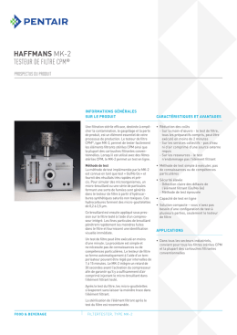 haffmans mk-2 testeur de filtre cpm