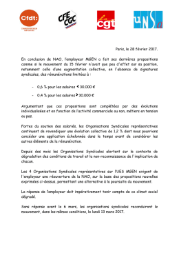 Tract intersyndicale du 28 février - cgt-mgen