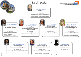 Directeur adjoint des ressources physiques