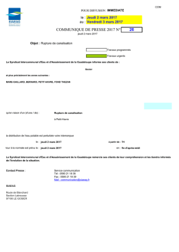 communique de presse 2017 n&deg; 26