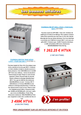 1 262.25 € HTVA 3 499€ HTVA