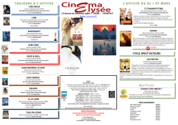 Programme Cinéma - Ville de Chantilly