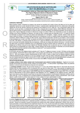 Synthèse - ORS du Limousin