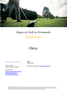 Orne - Normandie Tourisme