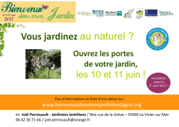 Vous jardinez au naturel - Saint