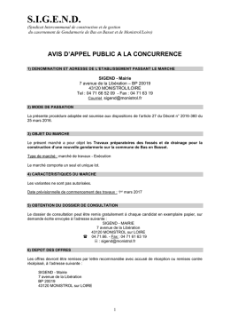 Travaux préparatoires des fossés et de - Monistrol-sur
