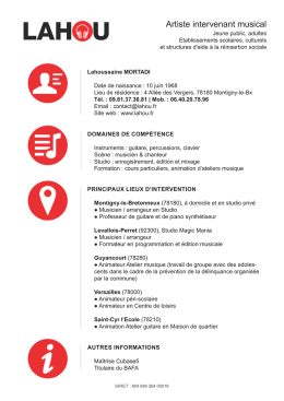 T&eacute;l&eacute;charge mon CV