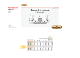 Poussoir à ressort