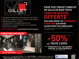 offerte - Carrelages Gillet