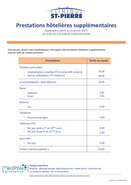 Prestations hôtelières (Affichage + services) V11