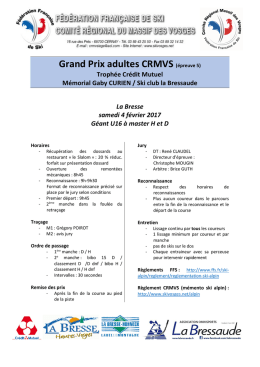 Grand Prix adultes CRMVS (&eacute;preuve 5)