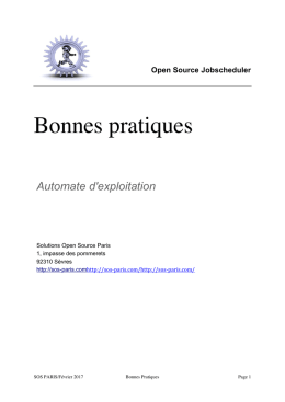 Bonnes pratiques - Solutions Open Source Paris