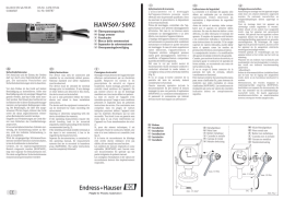 HAW569/569Z - Endress+Hauser Portal