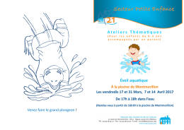 ateliers &eacute;veil aquatique