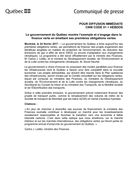 Version PDF - Ministère des Finances du Québec