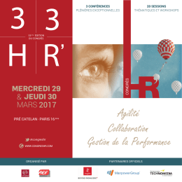 MARS 2017 - Congr&egrave;s HR
