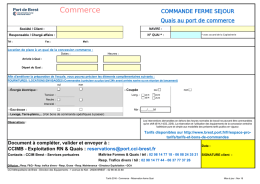 Commerce - Port de Brest