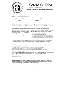 Cercle du Z&eacute;ro - lecercleduzero.org