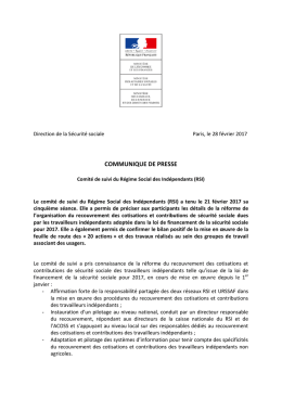 communique de presse