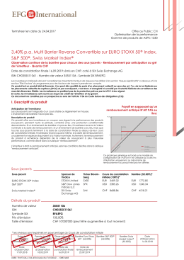 3.40% p.a. Multi Barrier Reverse Convertible sur EURO STOXX 50