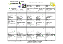 menu scolaire mars 2017 - Ville de Lons-le