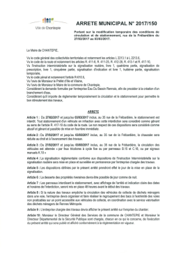 Consultez l`arr&ecirc;t&eacute; correspondant