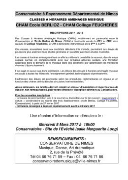 Lettre d`inscriptions 2017/2018