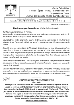 26-02-2017 - Paroisse de Saint Leu-la