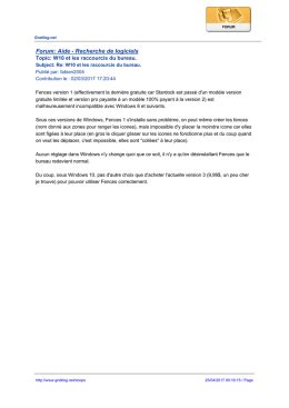 Forum: Aide - Recherche de logiciels