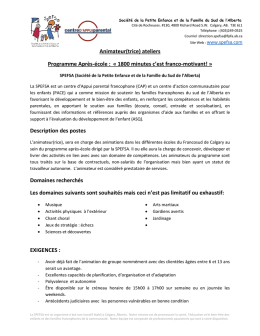 POSTE d`emploi
