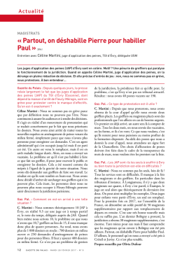 Interview de Céline Martini