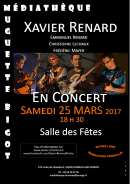 Samedi 25 MARS 2017 - Huisseau sur Cosson