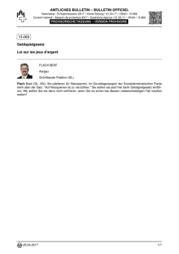 Wortprotokolle - Procès-verbaux 01.03.17 15.069