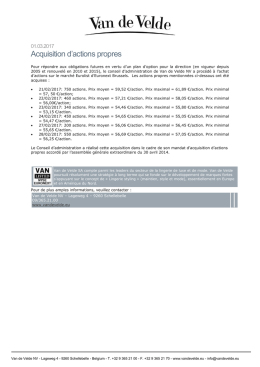Trading update Q1 2014