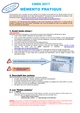 mémento pratique - DRDJSCS des Pays de la Loire